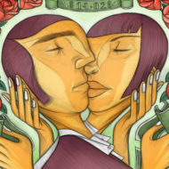 "El costo del amor" Cover illustration for Desierto Urbano Publication in Sonora.